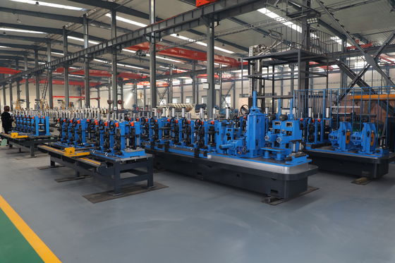 অনলাইন শেষ সঙ্গে ঠান্ডা ঘূর্ণিত ইস্পাত স্ট্রিপ টিউব মেকিং মেশিন