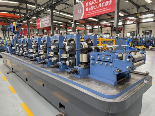 ASTM A53 স্টেইনলেস স্টিল পাইপ মিলের সরঞ্জাম 120M/মিনিট