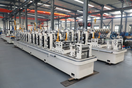 গ্যাস পরিবহন স্কয়ার পাইপ জন্য ইস্পাত প্রোফাইল টিউব মিল মেশিন