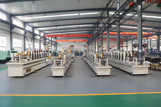 গ্যাস পরিবহন স্কয়ার পাইপ জন্য ইস্পাত প্রোফাইল টিউব মিল মেশিন