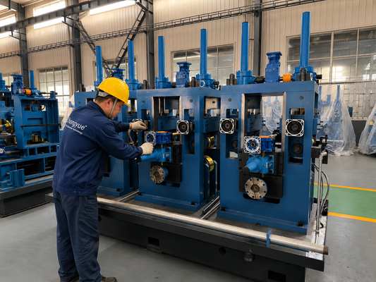 42CrMo Roller Shafts Tube Mill Machine ZY16 Φ8-18mm HF Welded Steel Pipe