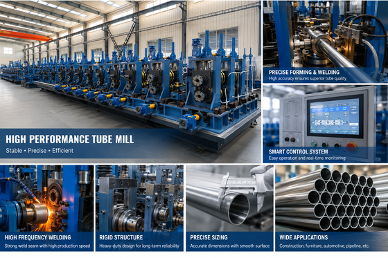 Pneumatic Double Mandrel Uncoiler ZY16 Tube Mill Machine Φ8-18mm Pipe Making